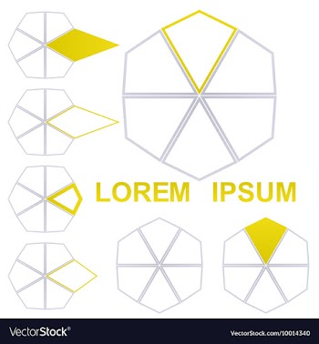 Geometric Logo Set vector image