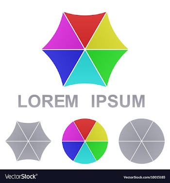 Geometric Logo Set vector image