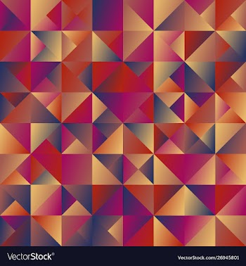 Geometric minimal polygonal gradient mosaic vector image