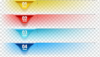 Geometric No., four layered Options chart transparent background PNG clipart