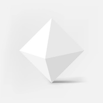 Geometric octahedron shape, 3D rendering | Free PSD - rawpixel