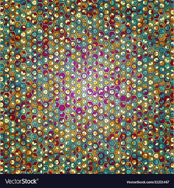 Geometric pattern abstract background design vector image