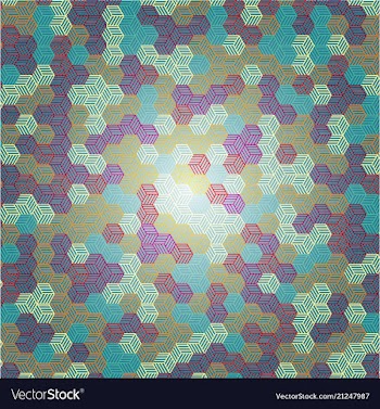 Geometric pattern abstract background design vector image