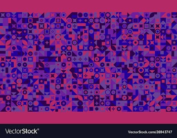 Geometric pattern background - abstract chaotic vector image