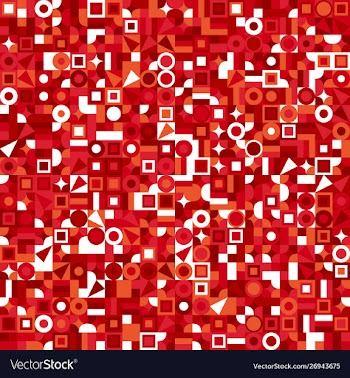 Geometric pattern background - colorful graphic vector image