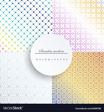 Geometric patternpattern fills web page vector image