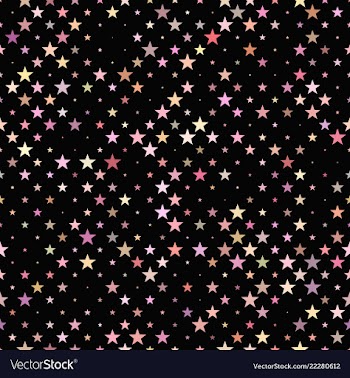 Geometric pentagram pattern - background design vector image