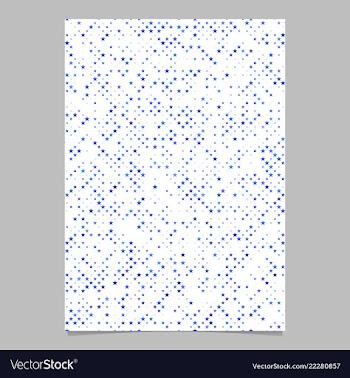Geometric pentagram pattern background page vector image