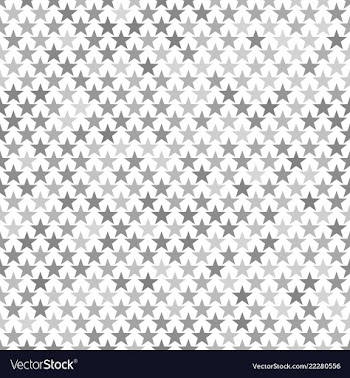 Geometric pentagram pattern background - seamless vector image
