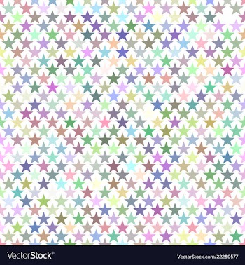 Geometric pentagram pattern background vector image