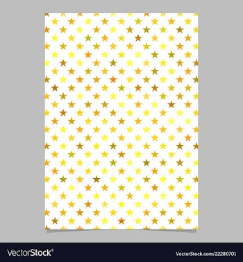 Geometric pentagram star pattern background vector image