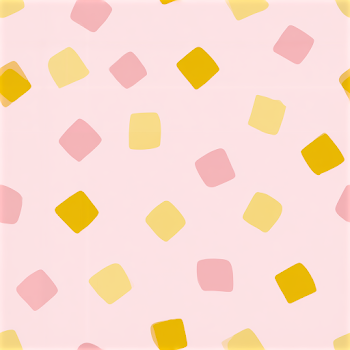 Geometric Pink and Yellow Seamless Pattern