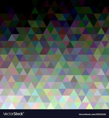 Geometric polygonal triangle tile background vector image