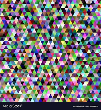Geometric polygonal triangle tile background vector image