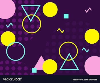 geometric pop cheerful seamless pattern texture