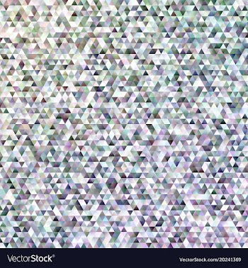 Geometric regular triangle mosaic background vector image
