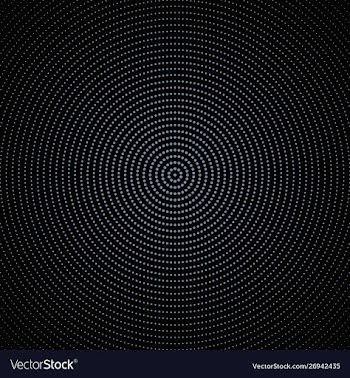Geometric round dot pattern background design vector image
