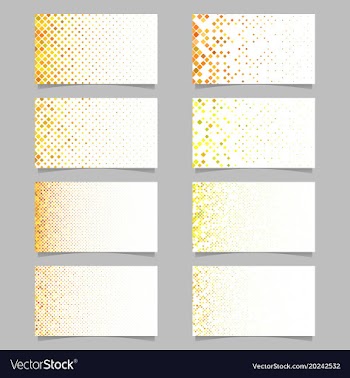 Geometric rounded square mosaic pattern business vector image