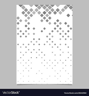 Geometric rounded square pattern poster vector image