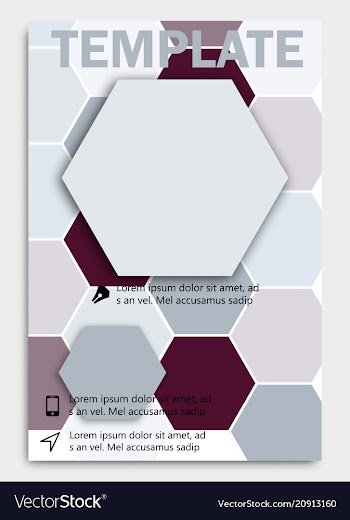 Geometric shape diamond abstract template vector image