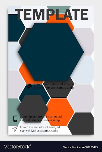 Geometric shape diamond abstract template vector image