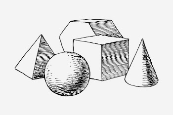 Geometric shapes drawing, vintage illustration. | Free Photo - rawpixel