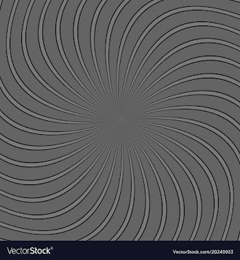 Geometric spiral background from rotating rays vector image