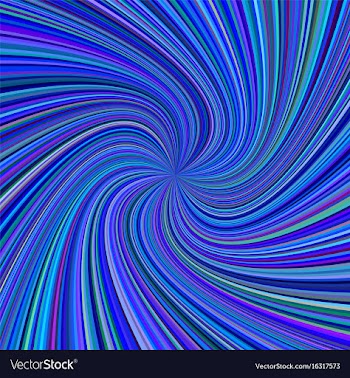 Geometric spiral background - from spinning rays vector image