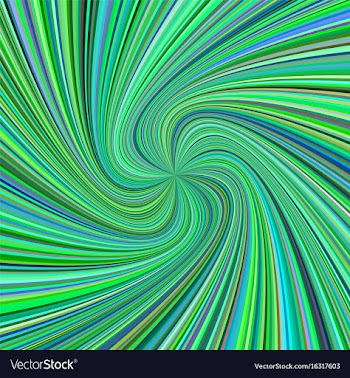 Geometric spiral background - from spinning rays vector image