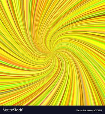Geometric spiral background from spinning rays vector image