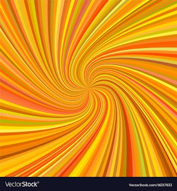 Geometric spiral background from spinning rays vector image
