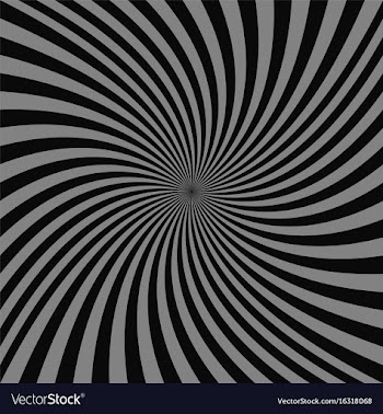 Geometric spiral background - from twisted rays vector image