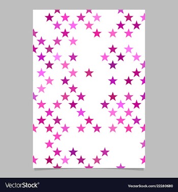 Geometric star pattern brochure template vector image