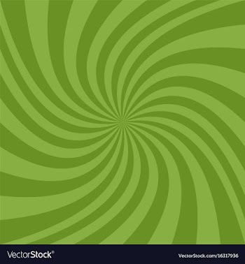 Geometric swirl background - design from green vector image