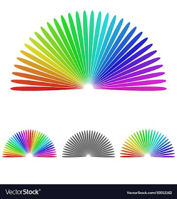 Geometric Swirl Logo Set vector image