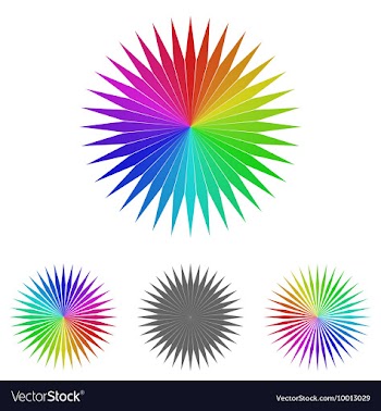 Geometric Swirl Logo Set vector image