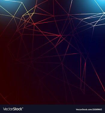 Geometric technology background with gear shape vector image