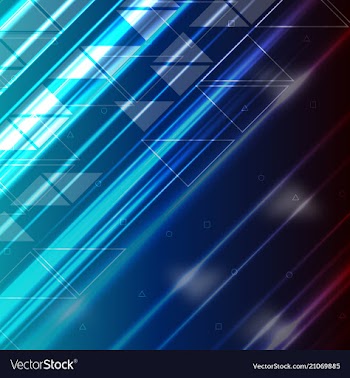 Geometric technology background with gear shape vector image