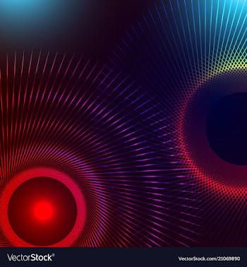 Geometric technology background with gear shape vector image