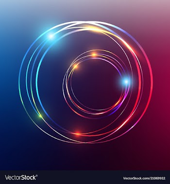 Geometric technology background with gear shape vector image