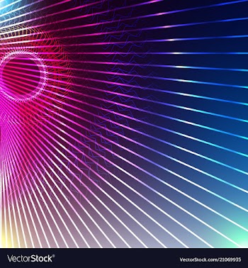 Geometric technology background with gear shape vector image