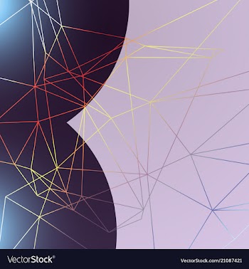 Geometric technology background with gear shape vector image