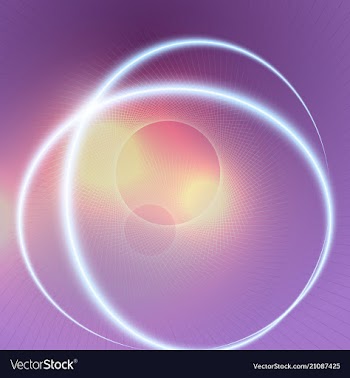 Geometric technology background with gear shape vector image