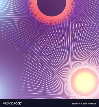 Geometric technology background with gear shape vector image