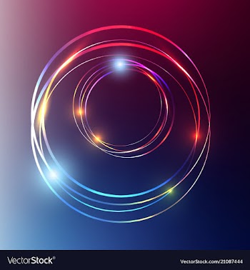 Geometric technology background with gear shape vector image
