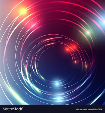Geometric technology background with gear shape vector image