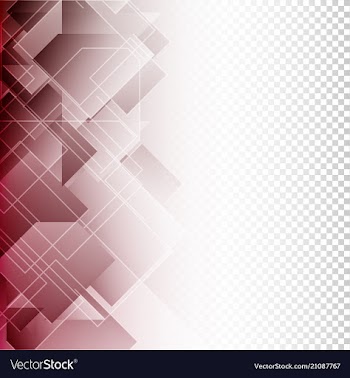 Geometric technology background with gear shape vector image