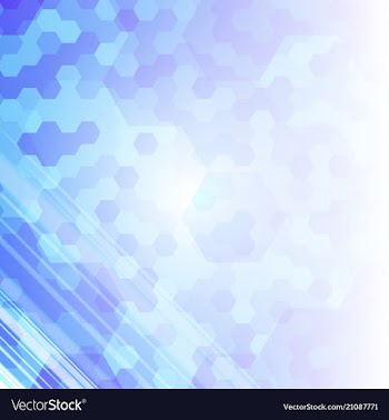 Geometric technology background with gear shape vector image