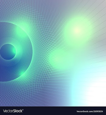 Geometric technology background with gear shape vector image