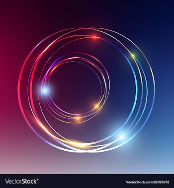 Geometric technology background with gear shape vector image